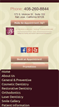 Mobile Screenshot of cosmeticdentistryofsanjose.com